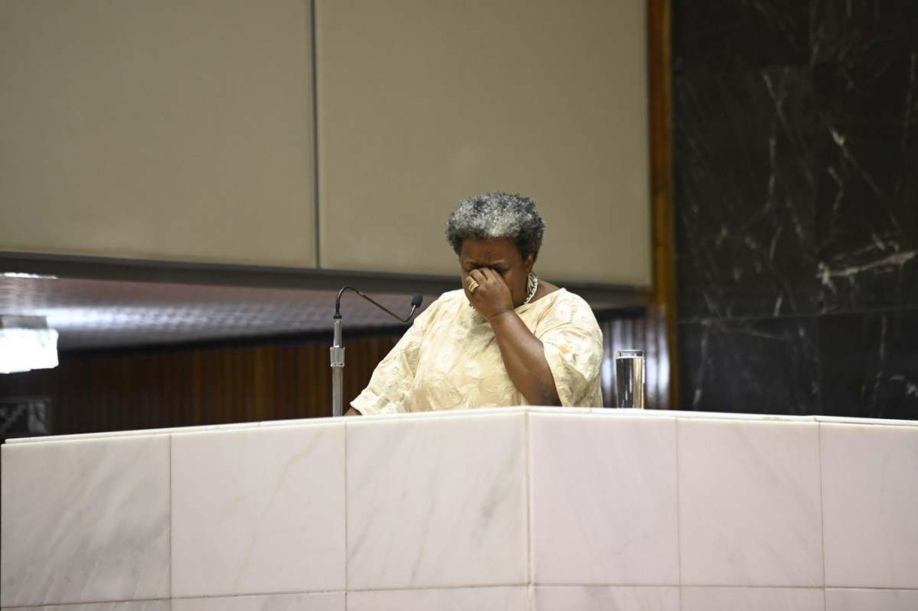 Macaé Evaristo se emociona em despedida da Assembleia Legislativa