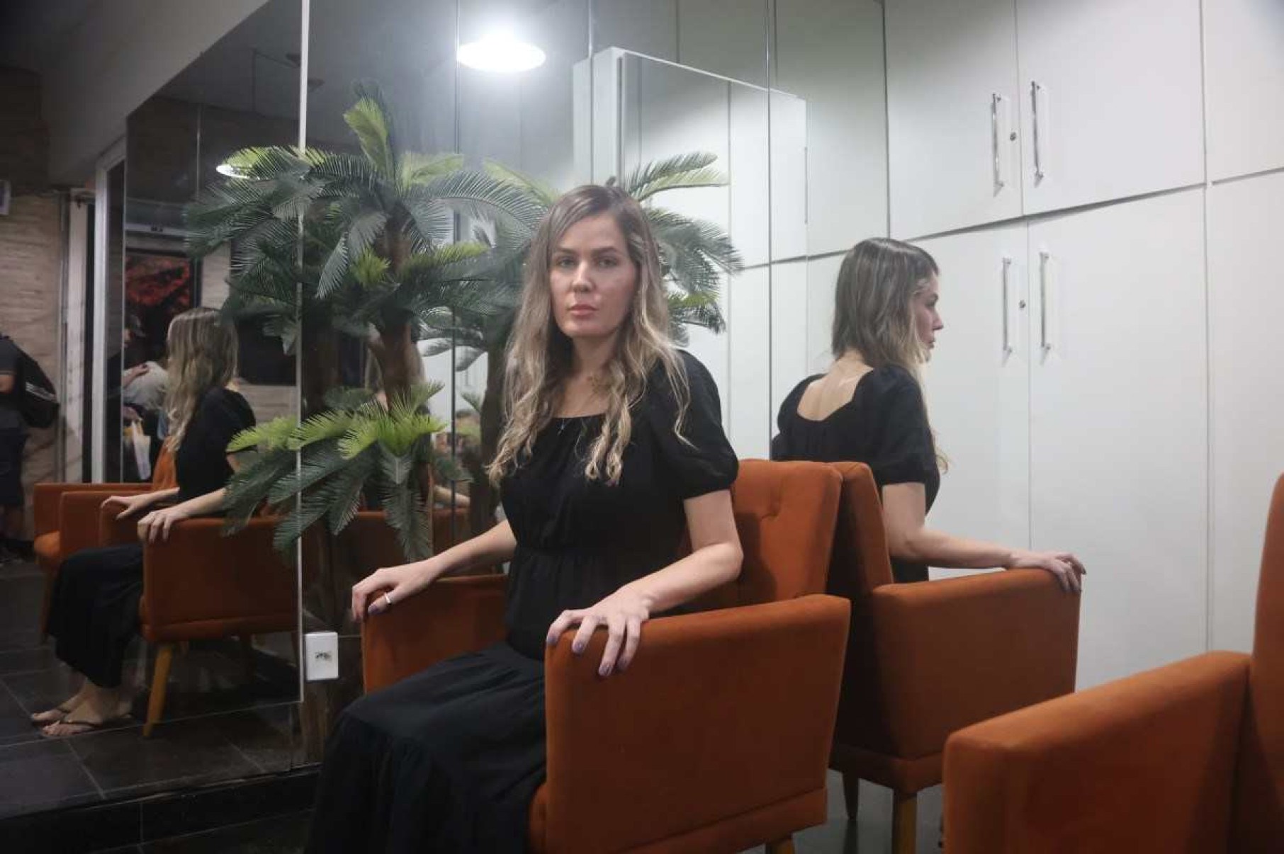 A jornalista Iane Chaves, viveu momentos de tensão no show