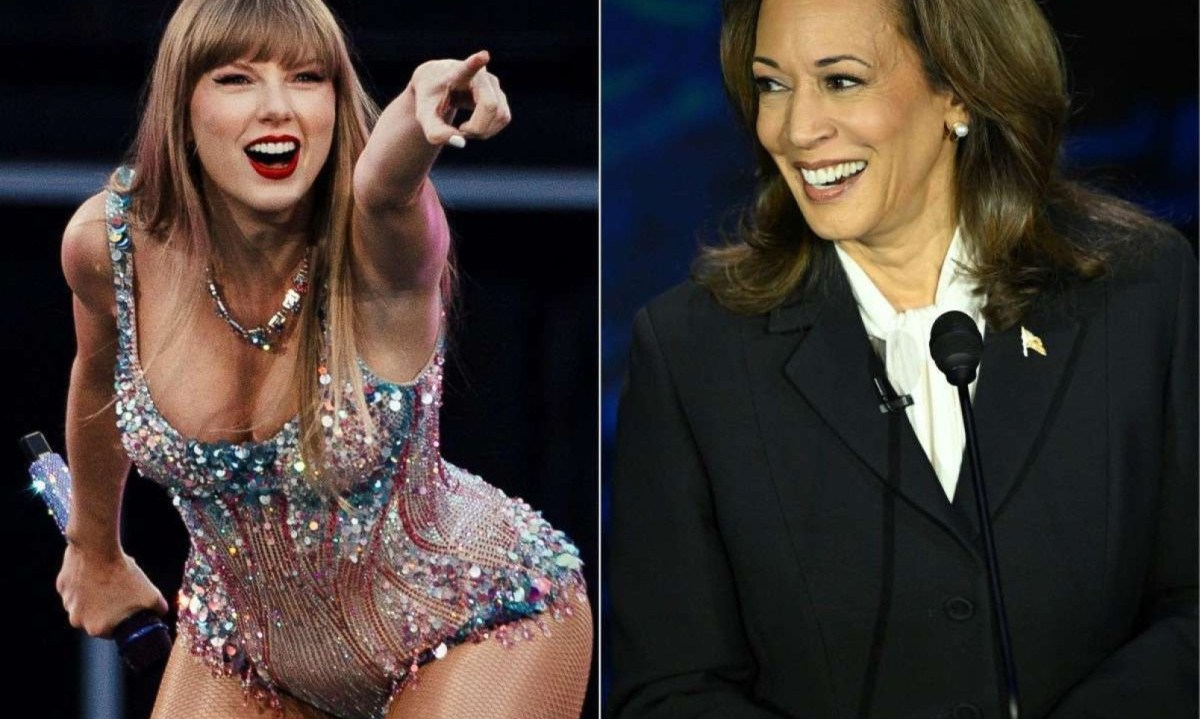 
      Taylor Swift e Kamala Harris -  (crédito: ANDRE DIAS NOBRE and SAUL LOEB / AFP)