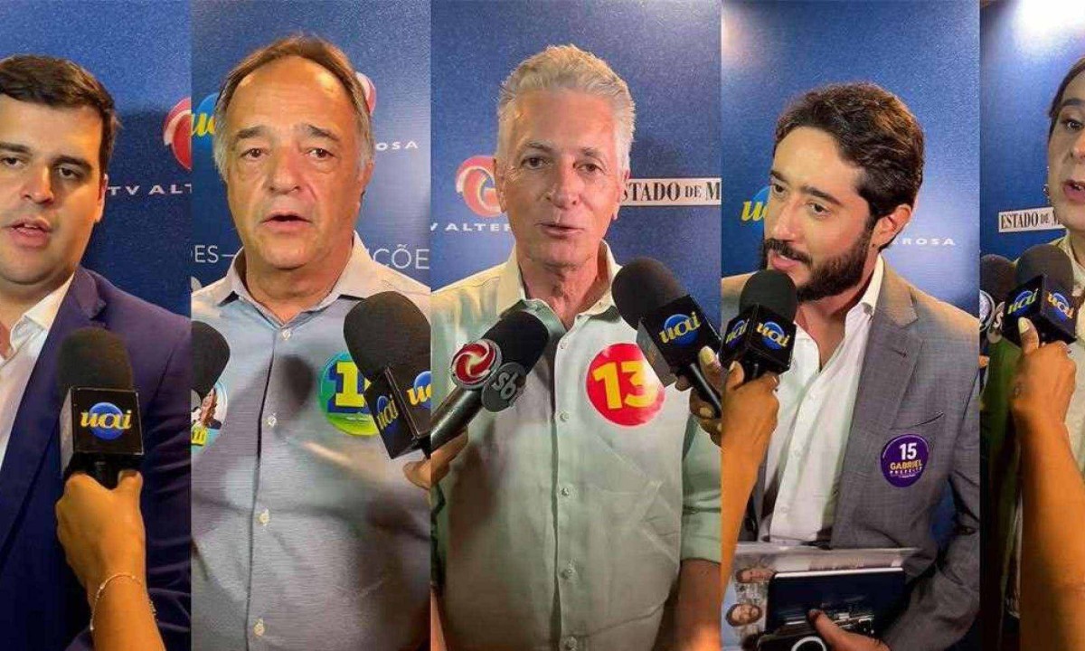 Confira a agenda dos candidatos à Prefeitura de Belo Horizonte neste sábado (14/9) -  (crédito: Layanne Costa/EM/D.A. Press e Mannu Meg/EM/D.A. Press)