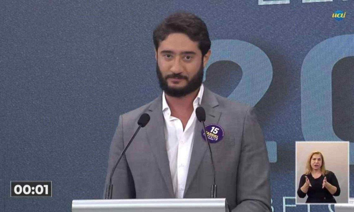 Gabriel Azevedo ataca candidatos apoiados por Jair Bolsonaro e Lula -  (crédito: Reprodução)