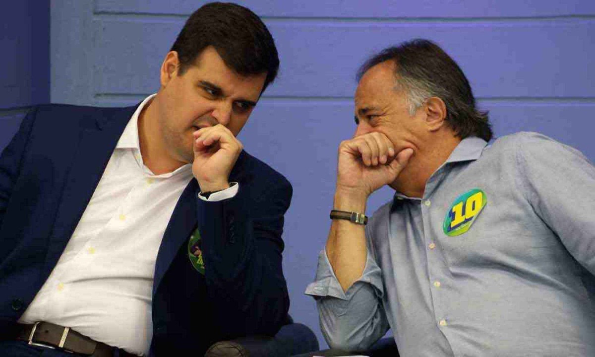 Bruno Engler (PL) e Mauro Tramonte (Republicanos) são os candidatos da direita e centro-direita - (crédito: Marcos Vieira /EM/DA.PRESS) Bruno Engler (PL) e Mauro Tramonte (Republicanos) são os candidatos da direita e centro-direita - (crédito: Marcos Vieira /EM/DA.PRESS)