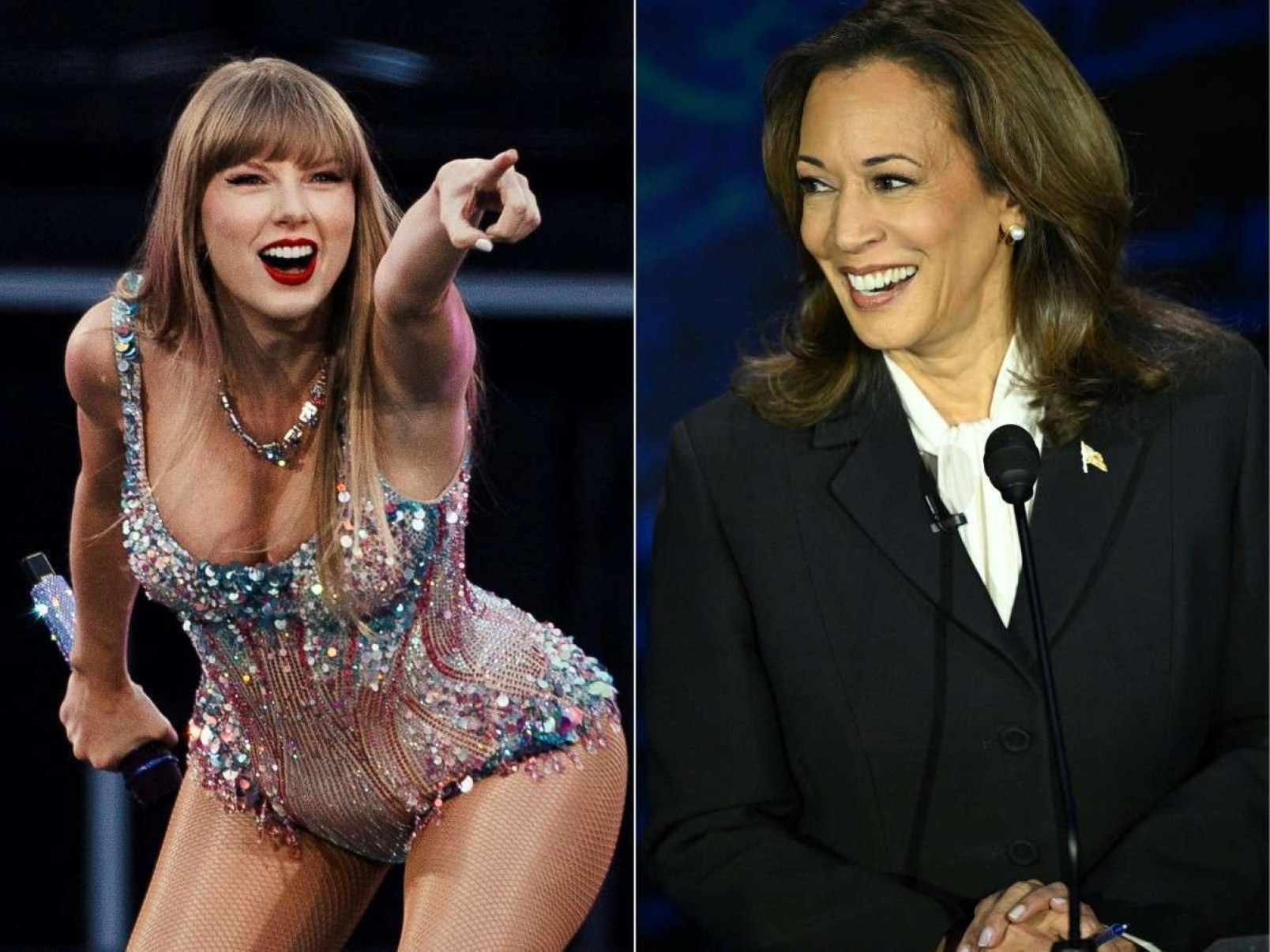 Taylor Swift declara voto em Kamala Harris e critica Trump