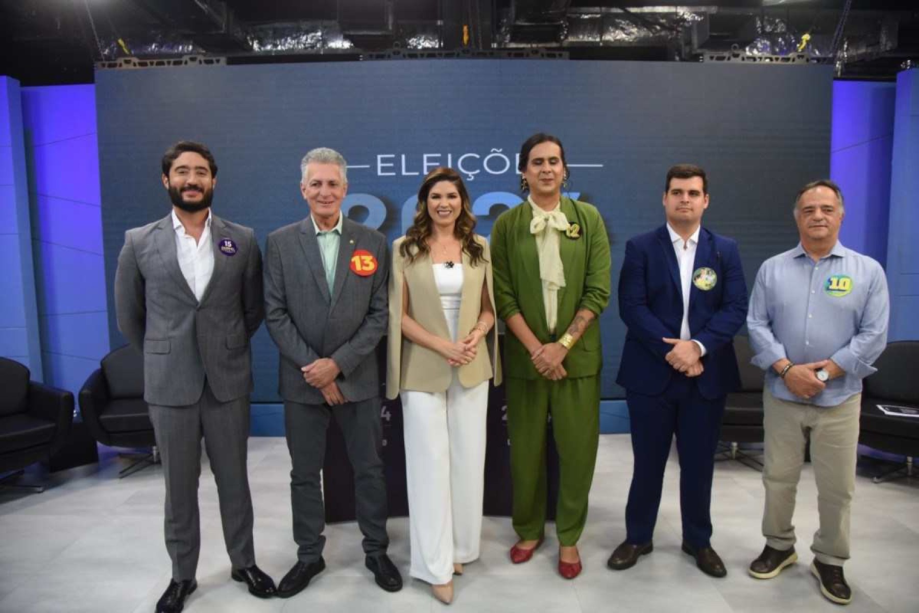 Cinco candidatos à Prefeitura de BH participam do debate da TV Alterosa nesta quarta-feira (11/9) -  (crédito: Gladyston Rodrigues/EM/D.A. Press)