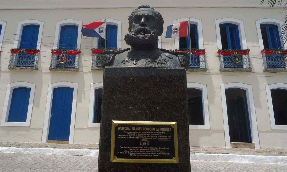 Marechal Deodoro da Fonseca proclamou a República em 1889 -  (crédito: Wikimedia Commons / Reprodução)