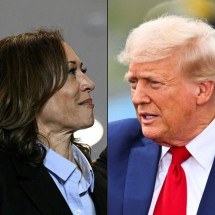 Apoiadores de Trump cancelam Netflix após o CEO fazer doação para Kamala - Brenda Smialowski e Peter Zay / AFP