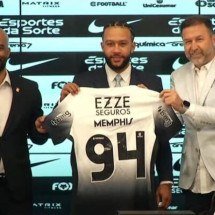 Depay é o novo reforço do Corinthians -  (crédito: - Foto: Reprodução Youtube canal Corinthians TV)