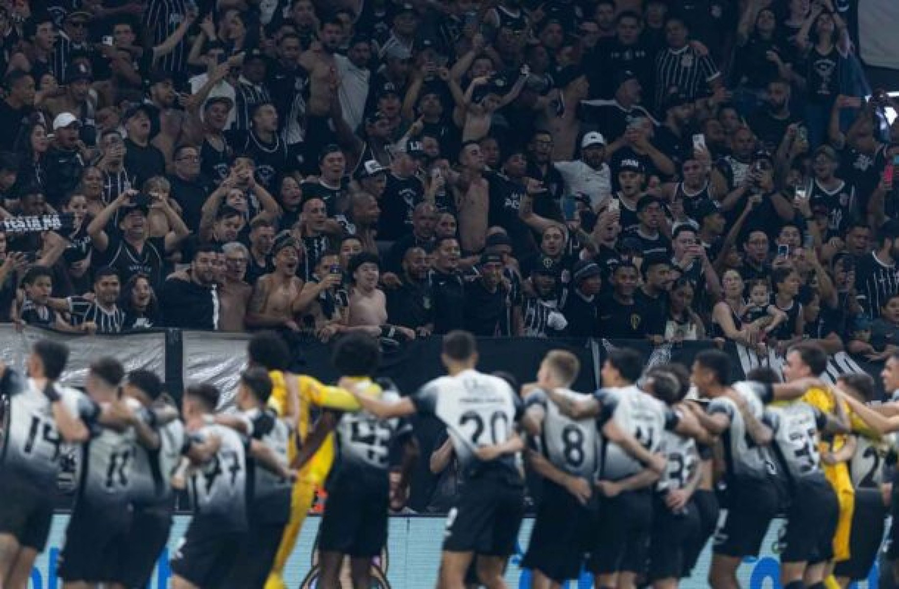 Corinthians ultrapassa a marca de um milhão de torcedores em casa em 2024