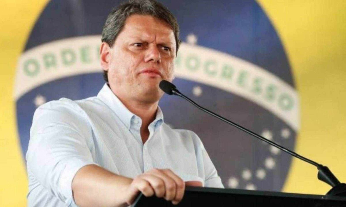 Governador de S&atilde;o Paulo, Tarc&iacute;sio de Freitas (Republicanos) -  (crédito: Alan santos/PR)