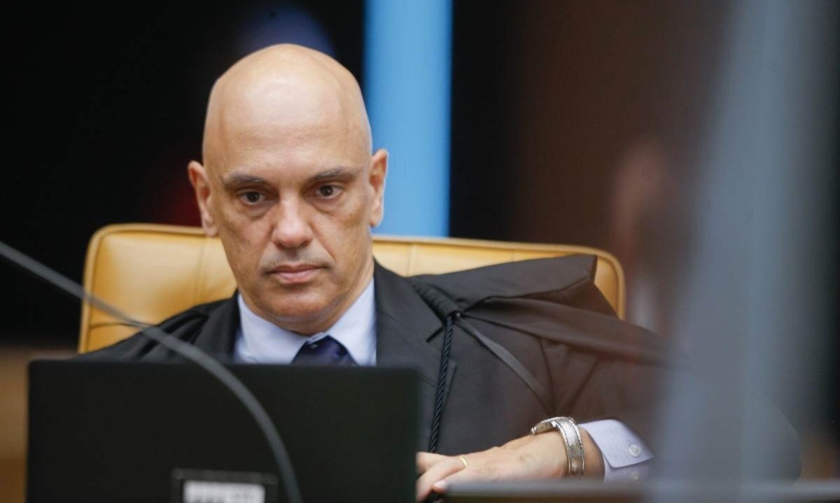 Ministro Alexandre de Moraes ordenou a retirada do sigilo da decisão em que autorizou a prisão de Braga Netto -  (crédito: Fellipe Sampaio /SCO/STF)