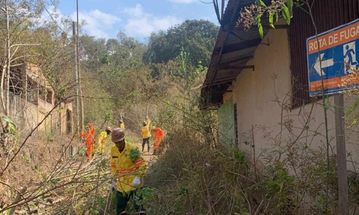 Construção com mais de 280 anos de história está situada no povoado do Socorro, na zona de evacuação da barragem de Gongo Soco -  (crédito: MPMG)