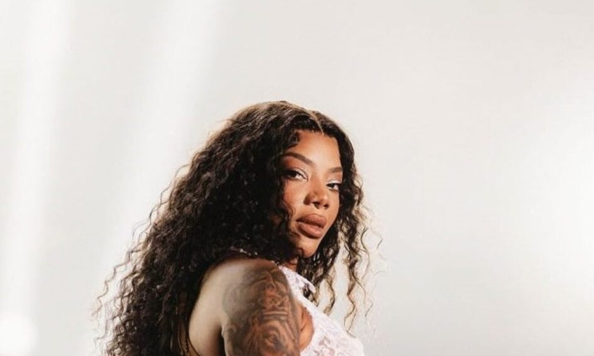 Ludmilla em apresentação do Rock in Rio, nesta sexta-feira (13/9) -  (crédito: reprodução/Instagram)