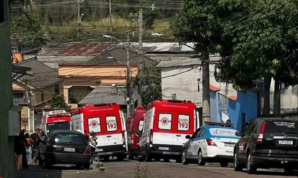 Alunos de escola estadual perto da fábrica ficaram intoxicados com o forte cheiro vindo do vazamento de cloro -  (crédito: Reprodução/Tupi FM)