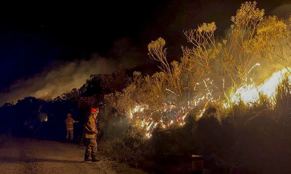 Bombeiros do Rio combatem 460 focos de incêndio em um dia -  (crédito: EBC)