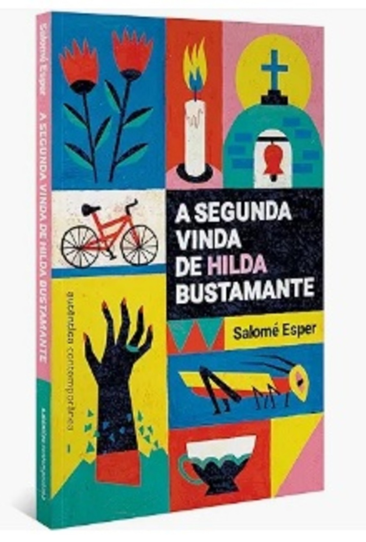 Capa do livro "A segunda vinda de Hilda Bustamante"