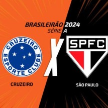 Cruzeiro e São Paulo se enfrentam em partida da 26ª rodada do Brasileirão -  (crédito: Arte: Jogada10)