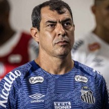 Fábio Carille convive com críticas da torcida do Santos -  (crédito: Foto: Raul Baretta/ Santos FC)