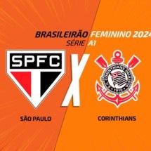 São Paulo x Corinthians - Jogo de ida da dinal do Brasilierão feminino -  (crédito: Foto: Arte Jogada10)