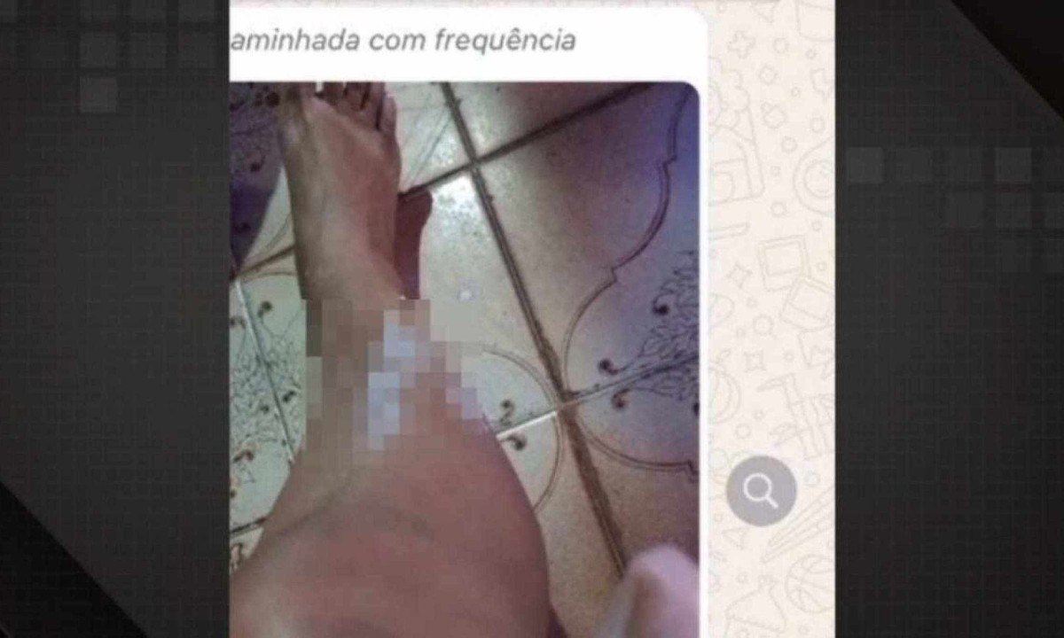 Bebê foi agredido por babá após vomitar no chão -  (crédito: Reprodução / Redes sociais)