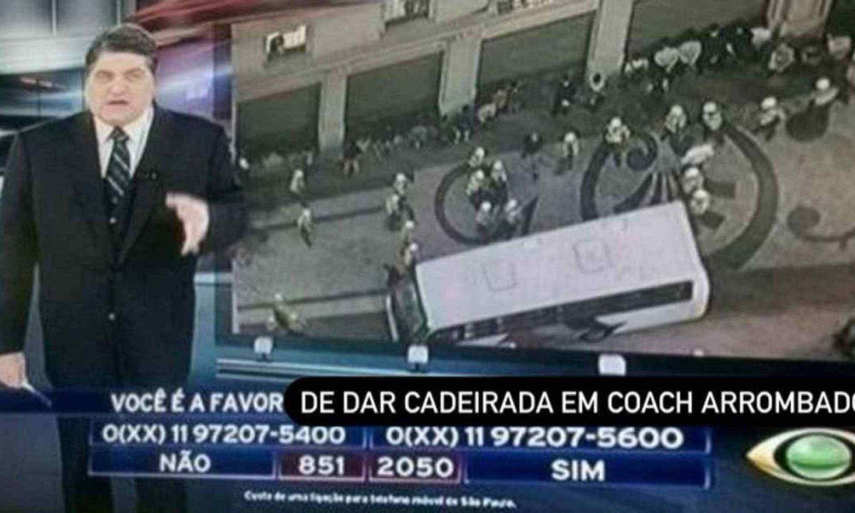 Memes sobre cadeirada de Datena em Marçal dominam a web na manhã de hoje (16/9) -  (crédito: Reprodução / redes sociais)
