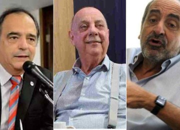 Tramonte, Fuad e Kalil: disputa vai acirrar na reta final da campanha eleitoral -  (crédito: Sarah Torres/ALMG - Jair Amaral/EM/D.A. Press -  Jair Amaral/EM/D.A Press)