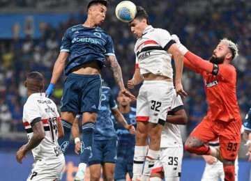 Diante da sua torcida, no Mineirão, Cruzeiro perde três preciosos pontos para o São Paulo, pelo Campeonato Brasileiro -  (crédito: Leandro Couri/EM/D.A Press)