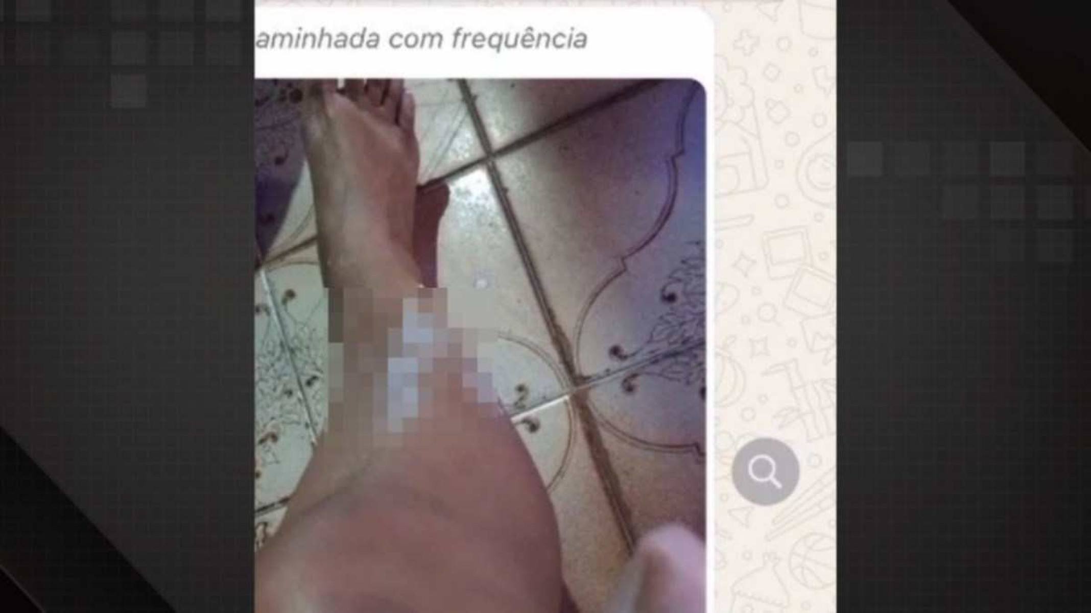 Bebê foi agredido por babá após vomitar no chão -  (crédito: Reprodução / Redes sociais)