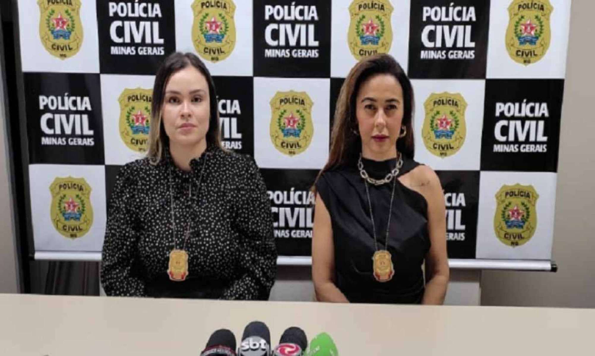 As delegadas Karla Moreira e Danúbia Quadros
 -  (crédito: PCMG)