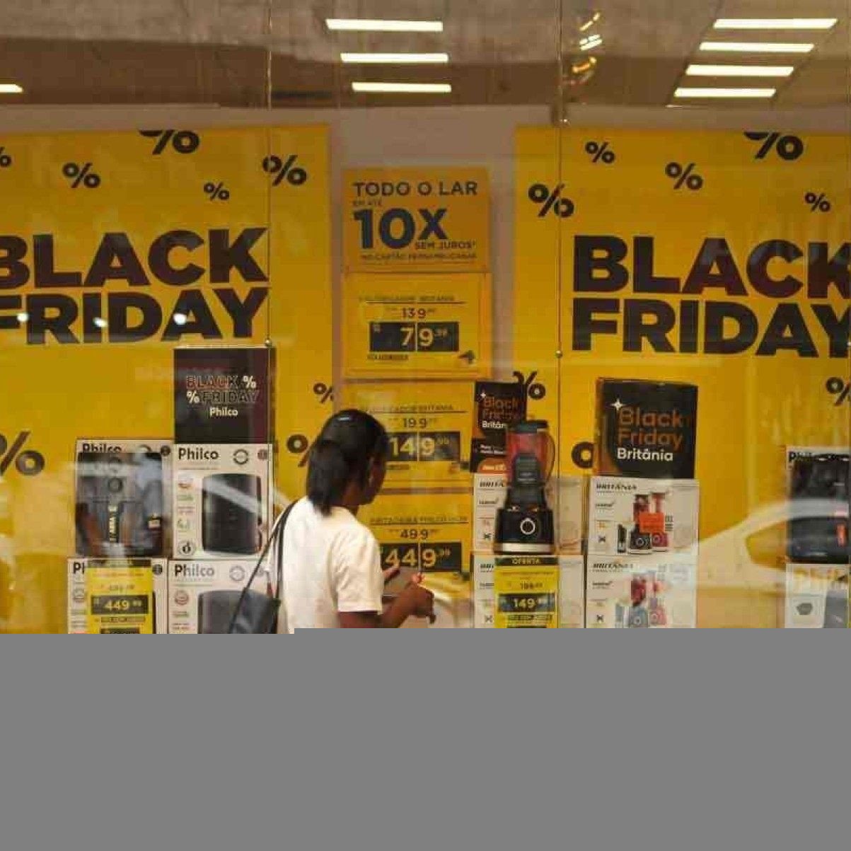 Neste ano, Black Friday será realizada em 29 de novembro, em lojas físicas e virtuais
 -  (crédito: Túlio Santos/EM/D.A.Press)