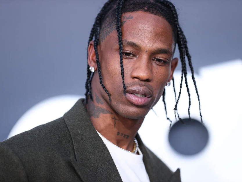 Travis Scott, o rapper que torrou cerca de R$ 170 mil com garotas de programa antes do show no RiR e deixou o público esperando -  (crédito: divulgação)