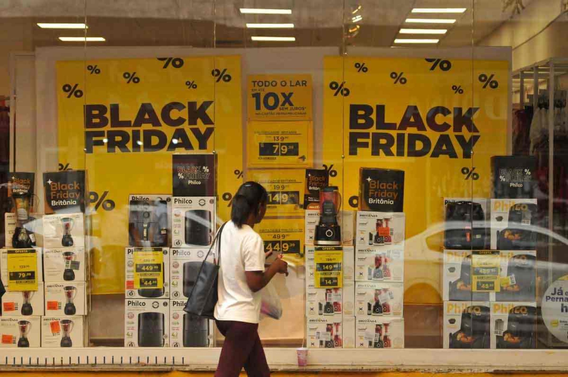 Neste ano, Black Friday será realizada em 29 de novembro, em lojas físicas e virtuais
 -  (crédito: Túlio Santos/EM/D.A.Press)