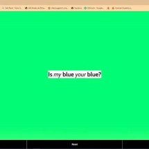 Verde ou azul? Teste de cores viraliza; saiba como fazer - Reprodução