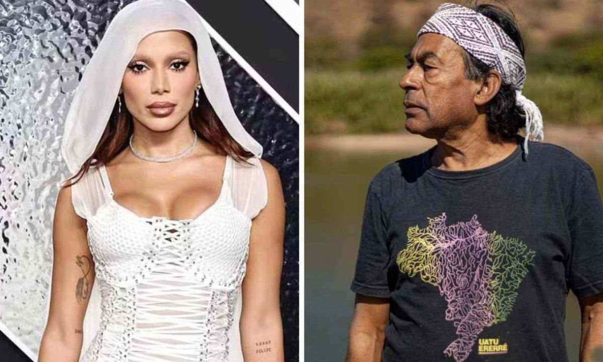 Anitta e Ailton Krenak estão na lista dos mais influentes da América Latina -  (crédito: Divulgação)