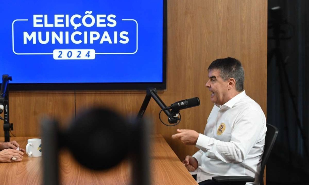 Paulo Brant foi o quarto entrevistado da série de sabatinas com os candidatos a vice-prefeito de Belo Horizonte
 -  (crédito: Leandro Couri/EM/D.A Press)