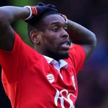  BRISTOL, ENGLAND - JANUARY 25:  Jay Emmanuel-Thomas of Bristol City reacts during the FA Cup Fourth Round match between Bristol City and West Ham United at Ashton Gate on January 25, 2015 in Bristol, England.  (Photo by Laurence Griffiths/Getty Images)
     -  (crédito:  Getty Images)