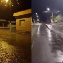 Cidade de Minas registra forte chuva; veja o vídeo - Reprodução/Redes sociais