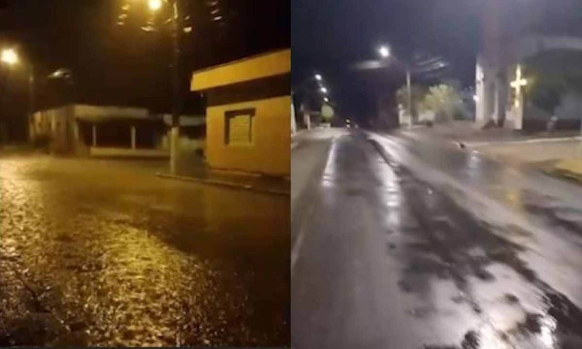 Cidade de Minas registra forte chuva; veja o vídeo