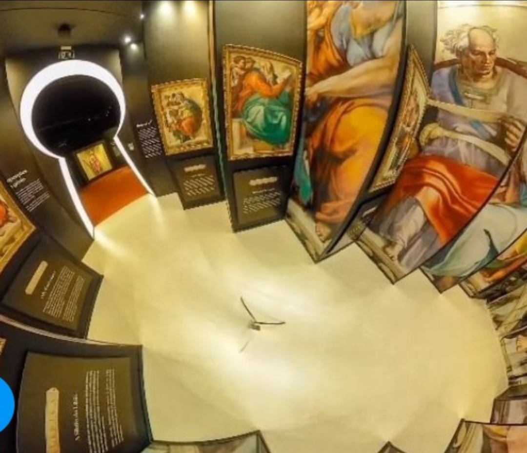 Uma exposição imersiva sobre Michelangelo no Recife leva o público a conhecer detalhes da obra desse gênio do Renascimento Italiano. -  (crédito: Reprodução TV Globo )