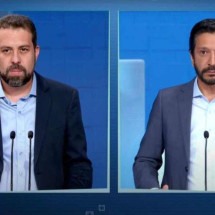 Boulos para Nunes: ‘Fica mudando de posição por causa da eleição’ - Reprodução / SBT