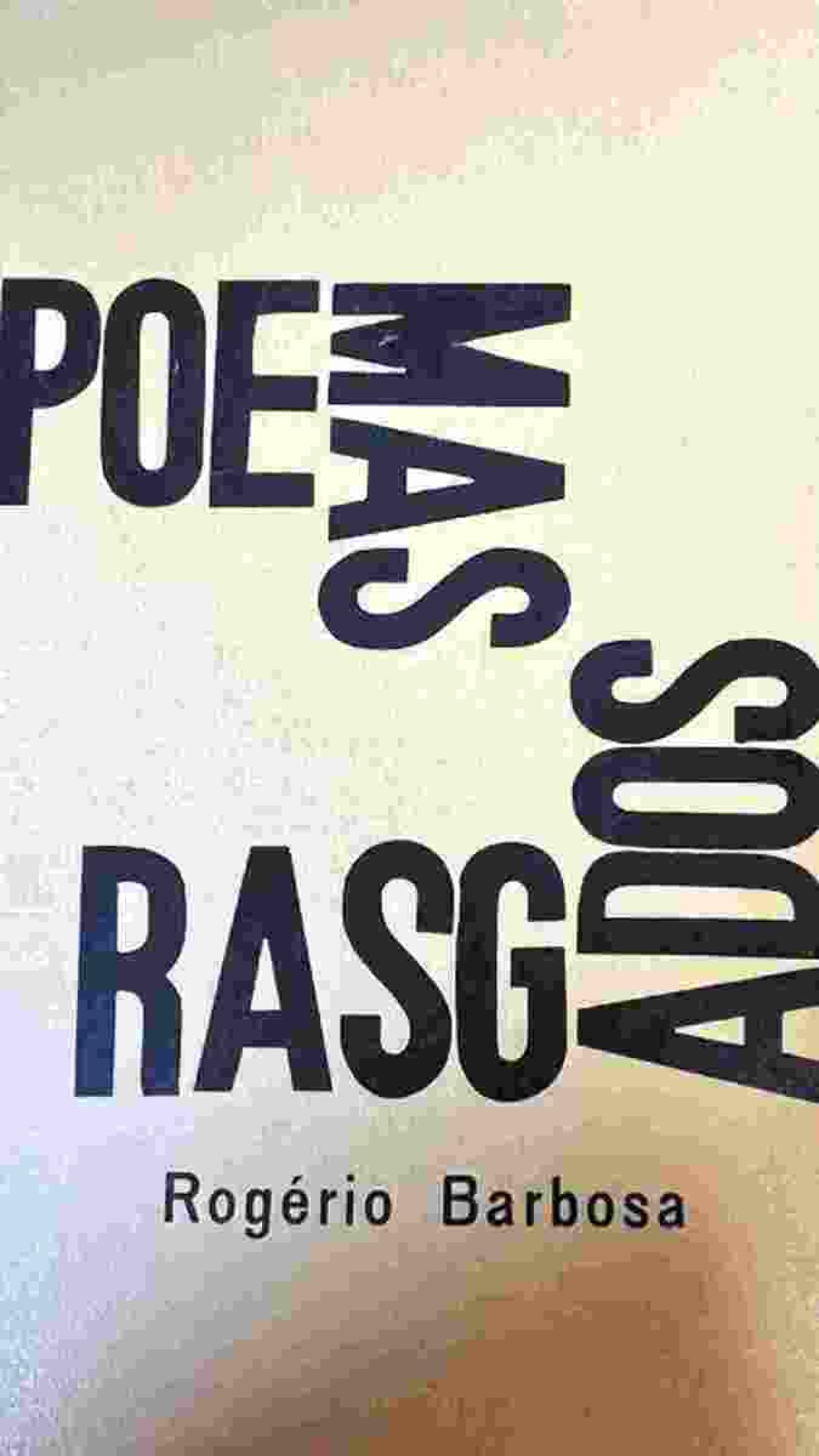 capa do livro "Poemas rasgados"