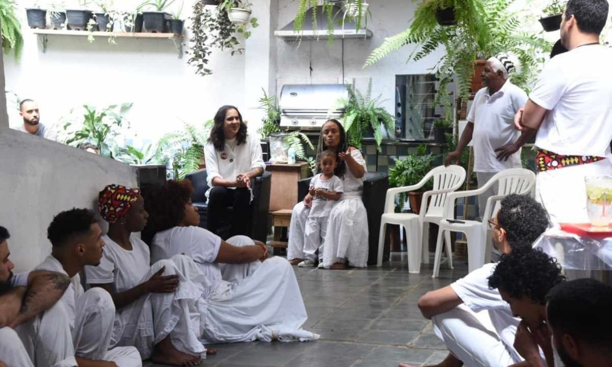 Duda Salabert afirmou que o preconceito que sofre 'irmana' sua relação com religiões de matrizes africanas  -  (crédito: Gladyston Rodrigues/EM/D.A Press)