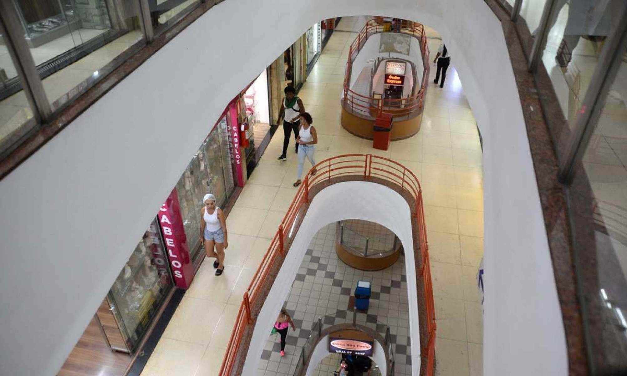 A Galeria Ouvidor, em especial um pastel vendido lá, ganhou voto de uma candidata
-Tulio Santos/EM/D.A Press