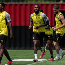 Confira imagens do treinamento do Flamengo no Ninho do Urubu - Foto: Paula Reis / Flamengo - (crédito: Foto: Paula Reis / Flamengo) Confira imagens do treinamento do Flamengo no Ninho do Urubu - Foto: Paula Reis / Flamengo - (crédito: Foto: Paula Reis / Flamengo)