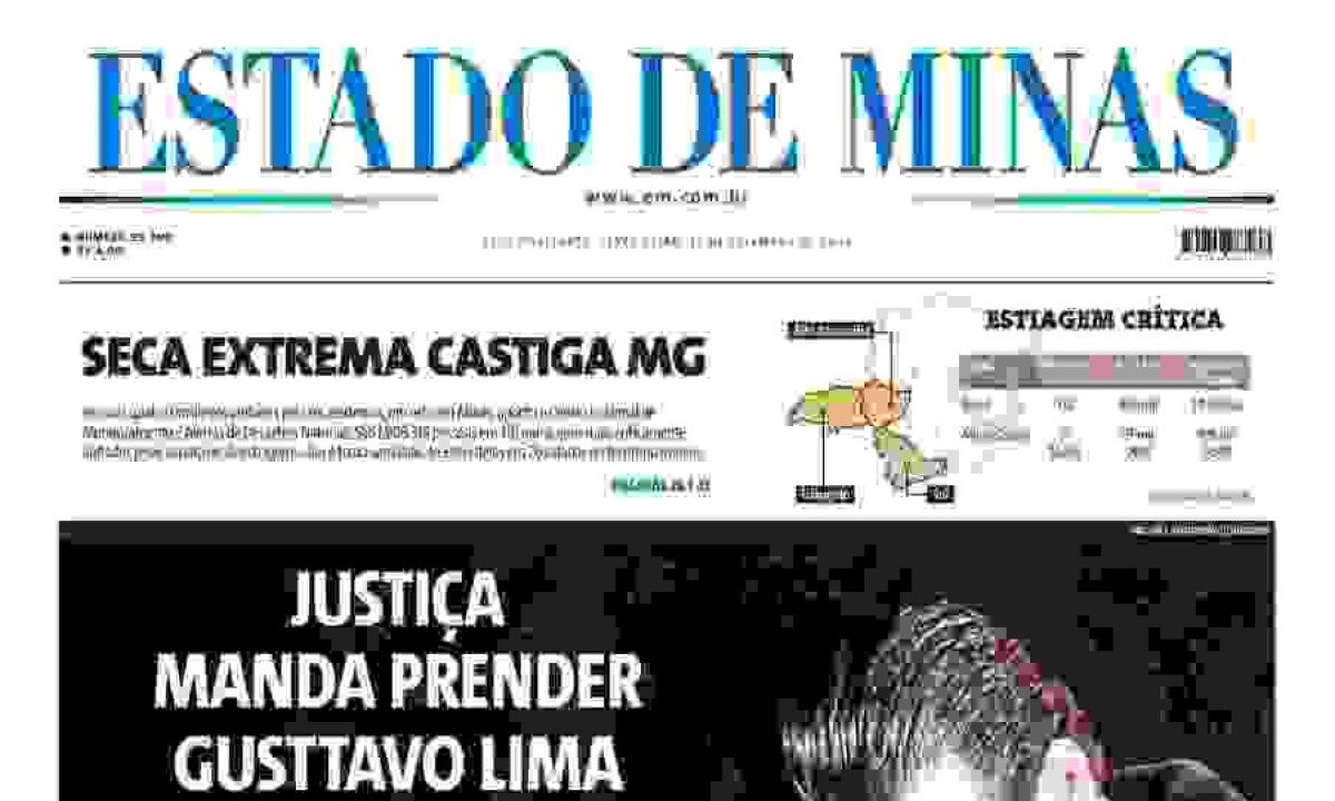 Estado de Minas -  (crédito: Capa do Estado de Minas)