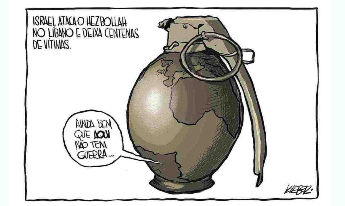 Charge -  (crédito: Kleber)