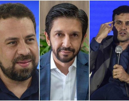 Guilherme Boulos, Ricardo Nunes e Pablo Marçal disputam a Prefeitura de São Paulo -  (crédito: Marcelo Ferreira/CB/D.A Press, Minervino Júnior/CB/D.A Press, Facebook/Ricardo Nunes)