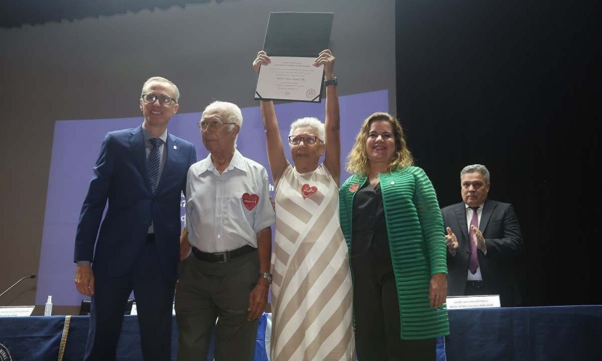 Antônia Vitória Soares Aranha, irmã de Idalísio Soares Aranha Filho, um dos estudantes da UFMG mortos pela ditadura militar, destacou a importância da homenagem