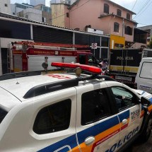 Queda de laje mata trabalhador de obra em BH - Luiz Otavio Barbosa/TV Alterosa