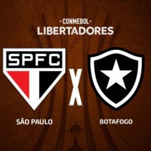 São Paulo e Botafogo duelam por uma vaga na semifinal da Libertadores -  (crédito: Foto: Arte/Jogada10)