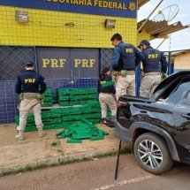 Homem é preso transportando 760 kg de maconha para Montes Claros - Reprodução/PRF